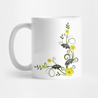 Yellow flowers in Kenya / Africa Mug